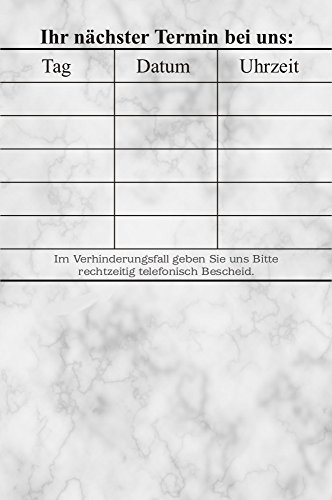 10 Terminblöcke mini mit je 100 Blatt, 1000 Terminzettel tzm1 marmoriertes Design 10 Terminblöcke mini mit je 100 Blatt, 1000 Terminzettel tzm1 marmoriertes Design von BeWeSt