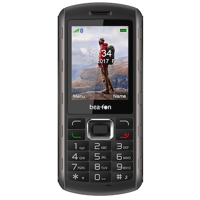 Bea-fon Active Line AL560 schwarz/silber Mobiltelefon von Bea-fon