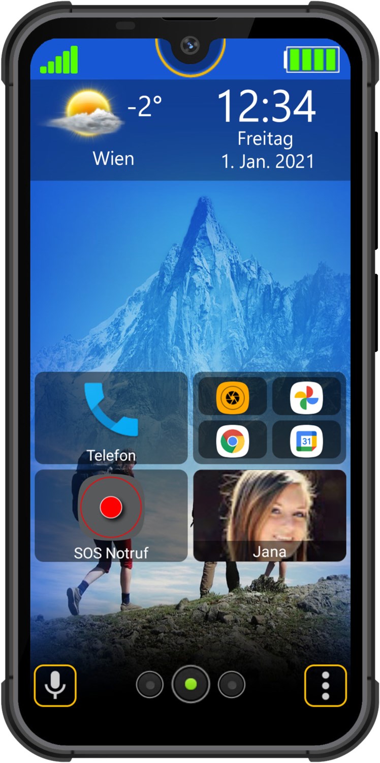 MX1 Smartphone schwarz/grau MX1 Smartphone schwarz/grau von Bea-fon