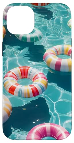 Bunter Pool Float Sommer Wasserspaß Hülle für iPhone 14 Plus Bunter Pool Float Sommer Wasserspaß Hülle für iPhone 14 Plus von Beach Designs by Dennex