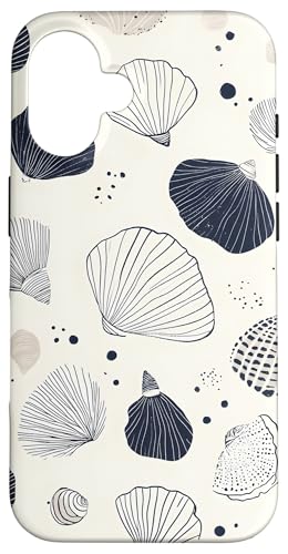 Muscheln Nautisch Meer Natur Sommer Strand Hülle für iPhone 16 Muscheln Nautisch Meer Natur Sommer Strand Hülle für iPhone 16 von Beach Designs by Dennex