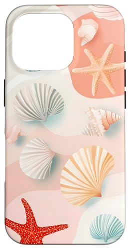 Muscheln Seestern Strand Natur Hülle für iPhone 16 Pro Muscheln Seestern Strand Natur Hülle für iPhone 16 Pro von Beach Designs by Dennex