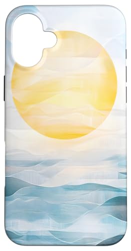 Sonnenaufgang Ozean Wellen Himmel Natur Sommer Hülle für iPhone 16 Plus Sonnenaufgang Ozean Wellen Himmel Natur Sommer Hülle für iPhone 16 Plus von Beach Designs by Dennex