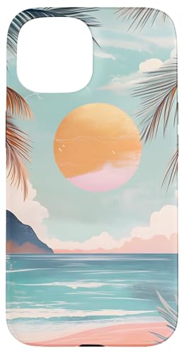 Sonnenuntergang, Strand, Meer, Tropisch Hülle für iPhone 15 Sonnenuntergang, Strand, Meer, Tropisch Hülle für iPhone 15 von Beach Designs by Dennex