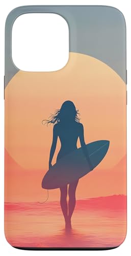 Sonnenuntergang Surfen Strand Natur Sommer Hülle für iPhone 13 Pro Max Sonnenuntergang Surfen Strand Natur Sommer Hülle für iPhone 13 Pro Max von Beach Designs by Dennex
