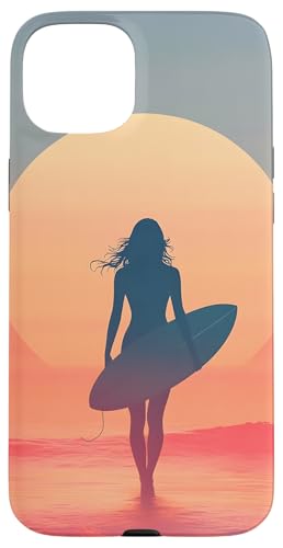 Sonnenuntergang Surfen Strand Natur Sommer Hülle für iPhone 15 Plus Sonnenuntergang Surfen Strand Natur Sommer Hülle für iPhone 15 Plus von Beach Designs by Dennex
