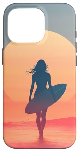 Sonnenuntergang Surfen Strand Natur Sommer Hülle für iPhone 16 Pro Sonnenuntergang Surfen Strand Natur Sommer Hülle für iPhone 16 Pro von Beach Designs by Dennex