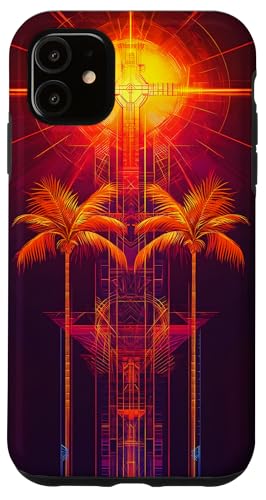 Sonnenuntergang Tropische Palme Sonnenaufgang Natur Sommer Hülle für iPhone 11 Sonnenuntergang Tropische Palme Sonnenaufgang Natur Sommer Hülle für iPhone 11 von Beach Designs by Dennex