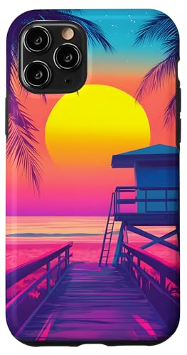 Spaß am Strand bei Sonnenuntergang, tropische Sommerentspannung Hülle für iPhone 11 Pro Spaß am Strand bei Sonnenuntergang, tropische Sommerentspannung Hülle für iPhone 11 Pro von Beach Designs by Dennex