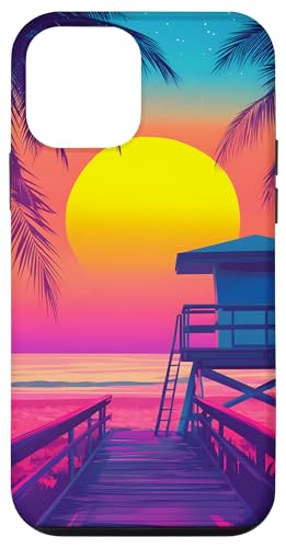 Spaß am Strand bei Sonnenuntergang, tropische Sommerentspannung Hülle für iPhone 12 mini Spaß am Strand bei Sonnenuntergang, tropische Sommerentspannung Hülle für iPhone 12 mini von Beach Designs by Dennex