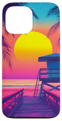 Spaß am Strand bei Sonnenuntergang, tropische Sommerentspannung Hülle für iPhone 13 Pro Max Spaß am Strand bei Sonnenuntergang, tropische Sommerentspannung Hülle für iPhone 13 Pro Max von Beach Designs by Dennex