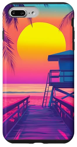 Spaß am Strand bei Sonnenuntergang, tropische Sommerentspannung Hülle für iPhone 7 Plus/8 Plus Spaß am Strand bei Sonnenuntergang, tropische Sommerentspannung Hülle für iPhone 7 Plus/8 Plus von Beach Designs by Dennex
