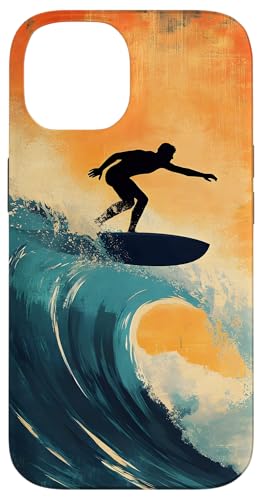 Surfen Ozean Sonnenuntergang Wellen Abenteuer Sommer Hülle für iPhone 14 Surfen Ozean Sonnenuntergang Wellen Abenteuer Sommer Hülle für iPhone 14 von Beach Designs by Dennex