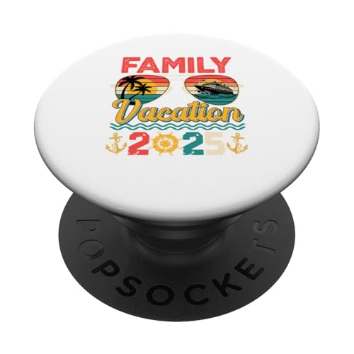 Family Vacation 2025 Sunglasses Cruise Ship Beach Lover PopSockets Klebender PopGrip Family Vacation 2025 Sunglasses Cruise Ship Beach Lover PopSockets Klebender PopGrip von Beach Lover Vacations Costume
