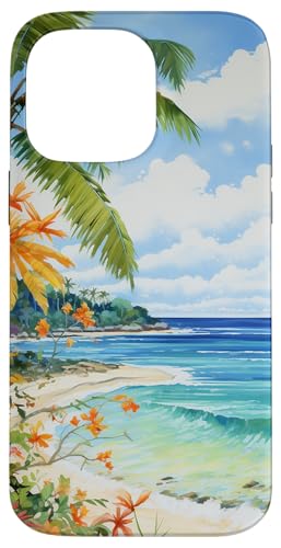 Aestetic Summer Palmen Ocean Hülle für iPhone 14 Pro Max Aestetic Summer Palmen Ocean Hülle für iPhone 14 Pro Max von Beach Theme Ocean Themed Cute Summer