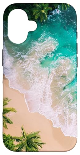 Aestetic Summer Palmen Ocean Hülle für iPhone 16 Aestetic Summer Palmen Ocean Hülle für iPhone 16 von Beach Theme Ocean Themed Cute Summer