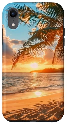 Aestetic Summer Palmen Ocean Hülle für iPhone XR Aestetic Summer Palmen Ocean Hülle für iPhone XR von Beach Theme Ocean Themed Cute Summer
