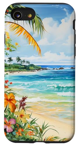 Ozean Urlaub Strand Sommer Hülle für iPhone SE (2020) / 7 / 8 von Beach Theme Ocean Themed Cute Summer