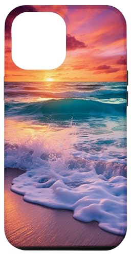 Strand Themed Tropical Beach Palm Hawaii Summer Vacation Hülle für iPhone 12 Pro Max von Beach Theme Ocean Themed Cute Summer