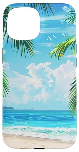 Strand Themed Tropical Beach Palm Hawaii Summer Vacation Hülle für iPhone 15 Strand Themed Tropical Beach Palm Hawaii Summer Vacation Hülle für iPhone 15 von Beach Theme Ocean Themed Cute Summer