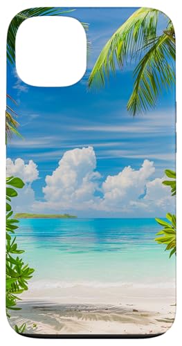 Süße Sommerurlaub Strand Ozean Palmen Hülle für iPhone 13 Süße Sommerurlaub Strand Ozean Palmen Hülle für iPhone 13 von Beach Theme Ocean Themed Cute Summer