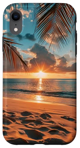 Süße Sommerurlaub Strand Ozean Palmen Hülle für iPhone XR Süße Sommerurlaub Strand Ozean Palmen Hülle für iPhone XR von Beach Theme Ocean Themed Cute Summer