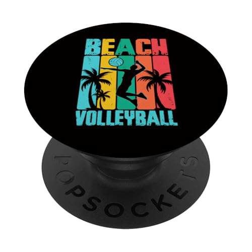 Volleyball - Beachvolleyball PopSockets Klebender PopGrip Volleyball - Beachvolleyball PopSockets Klebender PopGrip von Beach Volleyball Summer Sport Design Outfit
