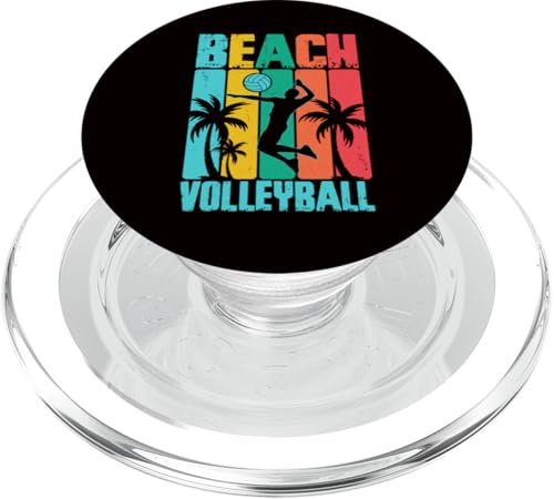 Volleyball - Beachvolleyball PopSockets PopGrip für MagSafe Volleyball - Beachvolleyball PopSockets PopGrip für MagSafe von Beach Volleyball Summer Sport Design Outfit