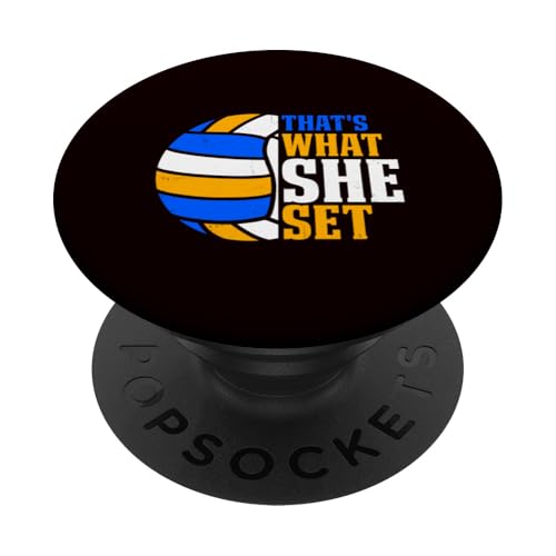 Volleyball - Das hat sie gesetzt PopSockets Klebender PopGrip von Beach Volleyball Summer Sport Design Outfit
