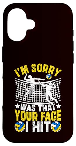Volleyball - I'm Sorry Was That Your Face I Hit Hülle für iPhone 16 Volleyball - I'm Sorry Was That Your Face I Hit Hülle für iPhone 16 von Beach Volleyball Summer Sport Design Outfit