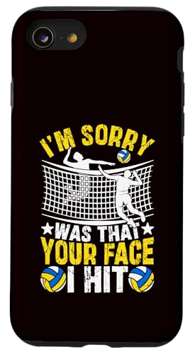 Volleyball - I'm Sorry Was That Your Face I Hit Hülle für iPhone SE (2020) / 7 / 8 von Beach Volleyball Summer Sport Design Outfit