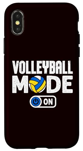 Volleyball-Modus an Hülle für iPhone X/XS Volleyball-Modus an Hülle für iPhone X/XS von Beach Volleyball Summer Sport Design Outfit