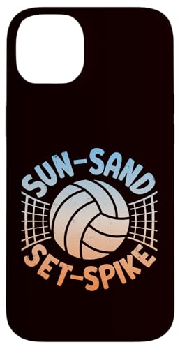 Volleyball - Sun Sand Set Spike Hülle für iPhone 14 Plus Volleyball - Sun Sand Set Spike Hülle für iPhone 14 Plus von Beach Volleyball Summer Sport Design Outfit