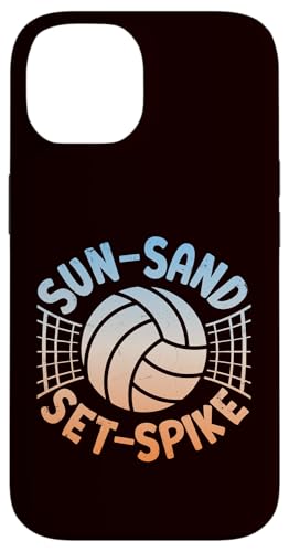 Volleyball - Sun Sand Set Spike Hülle für iPhone 14 Volleyball - Sun Sand Set Spike Hülle für iPhone 14 von Beach Volleyball Summer Sport Design Outfit