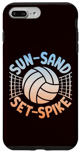 Volleyball - Sun Sand Set Spike Hülle für iPhone 7 Plus/8 Plus Volleyball - Sun Sand Set Spike Hülle für iPhone 7 Plus/8 Plus von Beach Volleyball Summer Sport Design Outfit