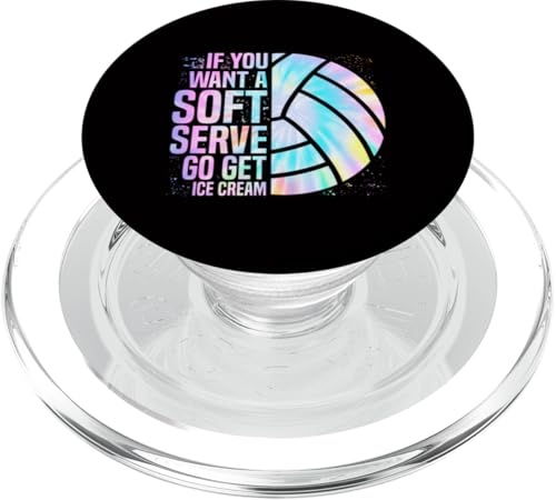 Volleyball – Wenn Sie einen weichen Aufschlag wünschen, holen Sie sich Eis PopSockets PopGrip für MagSafe von Beach Volleyball Summer Sport Design Outfit