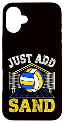 Volleyball – einfach Sand hinzufügen Hülle für iPhone 16 Plus Volleyball – einfach Sand hinzufügen Hülle für iPhone 16 Plus von Beach Volleyball Summer Sport Design Outfit