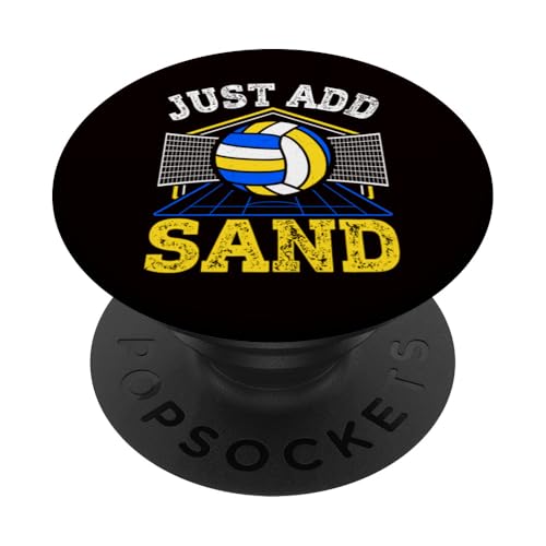 Volleyball – einfach Sand hinzufügen PopSockets Klebender PopGrip Volleyball – einfach Sand hinzufügen PopSockets Klebender PopGrip von Beach Volleyball Summer Sport Design Outfit