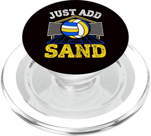 Volleyball – einfach Sand hinzufügen PopSockets PopGrip für MagSafe Volleyball – einfach Sand hinzufügen PopSockets PopGrip für MagSafe von Beach Volleyball Summer Sport Design Outfit