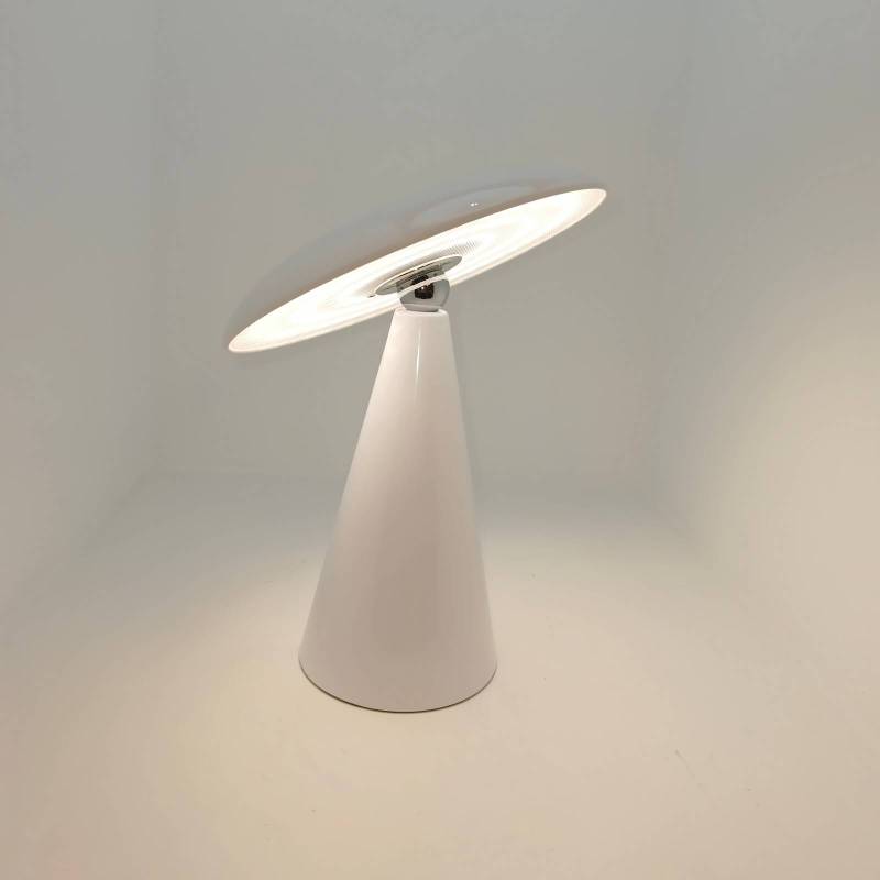 Beacon LED-Akku-Tischleuchte Kinoko, weiß, IP44, Höhe 27 cm von Beacon Lighting