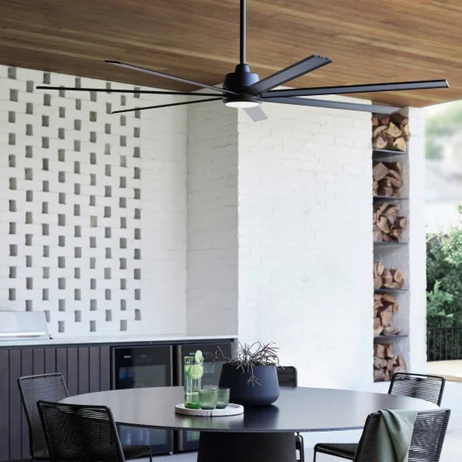 Beacon Deckenventilator mit Licht Atlanta schwarz DC leise Beacon Deckenventilator mit Licht Atlanta schwarz DC leise von Beacon Lighting