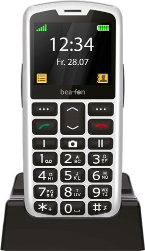 Beafon, SL260, Silverline, Tastentelefon, Seniorenhandy mit SOS Notruftaste, Hörgerätekompatibel, M4/T4, Lichtsignal, Display 2,2" (5,58Zoll) von Beafon