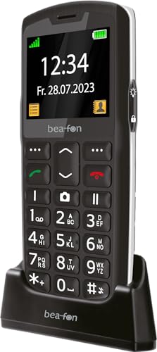 Beafon, SL260 LTE 4G, Silverline, Tastentelefon, Seniorenhandy mit SOS Notruftaste, Hörgerätekompatibel, M4/T4, Lichtsignal, Display 2,2" (5,58Zoll) von Beafon