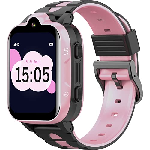 Beafon Kids Smartwatch 1 (4G Nano-SIM) - Black-Rose von Beafon
