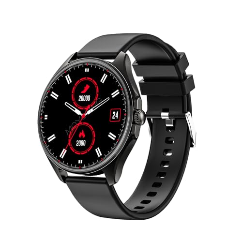 Beafon Smartwatch, 402, Fitnessuhr Damen und Herren, 1,43“ (3,63cm) AMOLED Display, Bluetooth Smartwatch, IP67, Fitness + Sport Mode, Blutdruck, Schlafmonitoring, Nachrichtenanzeige, GPS kompatibel, von Beafon