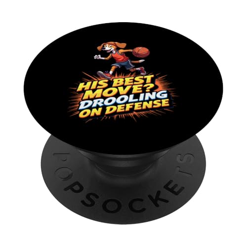 Lustiges Basketball-Geschenk für Beagle-Hundeliebhaber PopSockets Klebender PopGrip Lustiges Basketball-Geschenk für Beagle-Hundeliebhaber PopSockets Klebender PopGrip von Beagle Fun Designs
