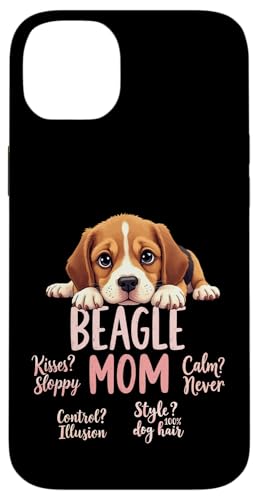 Lustiges Beagle-Mom-Hunde-Beagle-Mama-Zitat Hülle für iPhone 14 Plus von Beagle Fun Designs