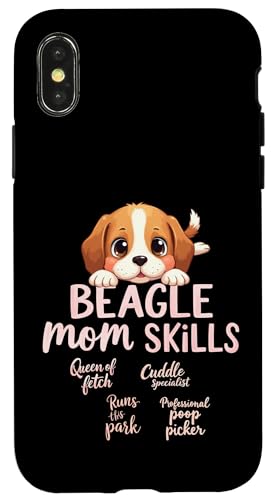 Lustiges Beagle-Mom-Hunde-Beagle-Mama-Zitat Hülle für iPhone X/XS Lustiges Beagle-Mom-Hunde-Beagle-Mama-Zitat Hülle für iPhone X/XS von Beagle Fun Designs