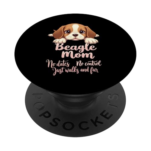 Lustiges Beagle-Mom-Hunde-Beagle-Mama-Zitat PopSockets Klebender PopGrip Lustiges Beagle-Mom-Hunde-Beagle-Mama-Zitat PopSockets Klebender PopGrip von Beagle Fun Designs