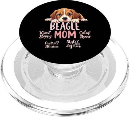 Lustiges Beagle-Mom-Hunde-Beagle-Mama-Zitat PopSockets PopGrip für MagSafe Lustiges Beagle-Mom-Hunde-Beagle-Mama-Zitat PopSockets PopGrip für MagSafe von Beagle Fun Designs